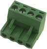 Terminal Block Pluggable, 4 Position, 24-12Awg; Pitch Spacing Multicomp Pro - 14N5705 - Newark, An Avnet Company