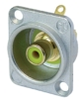 NEUTRIK RCA Jack D Panel YEL - NF2D-4 - Visual Sound, Inc.