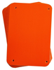 Brady B-401 Polystyrene Rectangle Orange Sign Blank - 6.25 in Width x 4.25 in Height - 13622 - 754476-13622 - R. S. Hughes Company, Inc.