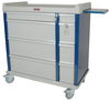 OptimAL Line All Aluminum Punch Card Medication Cart wi.. - AL600PC - Harloff Company, Inc. (The)