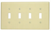 Switch Wallplates - PJ4-W - Leviton Manufacturing