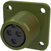 connector,metal circ,box mount recept,no bkshl,size 10sl,3#16 socket contact - 70010337 - Allied Electronics, Inc.