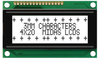 Display, Alphanumeric, 20X4, White; Character Count X Line Midas - 03AC3516 - Newark, An Avnet Company