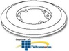Hubbell Round Floor Box Carpet Flange - S3082 - TelephoneStuff.com
