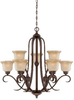 28829-GGL Mid. Chandeliers-Glass Up - 360304 - Capital Lighting, Inc.