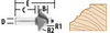 Edge Forming Bits, Classical Bead and Cove - 733125-0A - Makita USA, Inc.