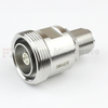 Bulkhead 7/16 DIN Female (Jack) to N Female (Jack) Adapter IP67 Mated, Tri-Metal Plated Brass Body, 1.2 VSWR - SM4425 - Fairview Microwave Inc.