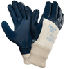 Ansell Hycron 27-600 Blue 8 Jersey Full Fingered Work & General Purpose Gloves - Nitrile Palm Only Coating - Rough Finish - 076490-05889 - 076490-05889 - R. S. Hughes Company, Inc.