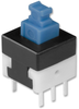 Switch, Pushbutton, Dpdt, 100Ma, 30Vdc; Product Range E-Switch - 15N9424 - Newark, An Avnet Company