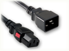 IEC-60320-C20 to IEC-60320-C13 AUTO-LOCK HOME // Power Cords // IEC/Jumper Power Cords // Auto-Lock - 5345.108AL - Quail Electronics