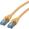 Patch Cord, Rj45 Plug, Cat6A, 2M, Yellow; Lan Category Roline - 44AC0066 - Newark, An Avnet Company