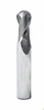 Metric Carbide End Mills -- 2, 3 & 4 Flute - Ball End - Image