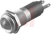 Indicator, Red, , 14mm, 12v, Matt Bezel - 70117662 - Allied Electronics, Inc.