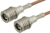 QMA Male to QMA Male Cable 12 Inch Length Using RG316-DS Coax - PE38161-12 - Pasternack