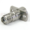 SMA Female (Jack) to SMP Male (plug) Limited Detent 2 Hole Flange Adapter, 1.2 VSWR - SM8832 - Fairview Microwave Inc.