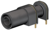 4Mm Banana Jack, Pcb Mount, 24A, 1Kv, Gold Plated Contacts, Black Rohs Compliant Staubli -- 23AH8785