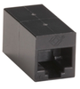 CAT5e Coupler, Straight-Pinned, Unshielded, Black, Single-Pack - FM509 - Visual Sound, Inc.