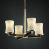 POR-8829-60-LEAF-ABRS Mid. Chandeliers-Glass Up - 670607 - Capital Lighting, Inc.