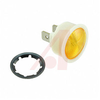Indicator; Amber; 0.98 in.; 0.87 in.; 0.55 in.; Round; White Nylon; White Nylon - 70129957 - Allied Electronics, Inc.