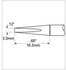 Metcal Smartheat Soldering Tip PHT-751367 - Chisel Tip - 0.65 in Tip Length - 0.12 in Tip Width - PHT-751367 - R. S. Hughes Company, Inc.