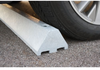 6ft Standard Recycled Plastic Parking Stop with Lag Bolt Hardware, Gray - CS6S-LG - CS6S-LG - Checkers
