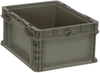 Stright Wall Stacking Container, Grey; Bin Colour Quantum Storage - 42AC6101 - Newark, An Avnet Company