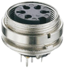Connector,circular Din,female Chassis Socket,rear Mount,pcb Term,ip40 Rohs Compliant Lumberg - 23AH3982 - Newark, An Avnet Company