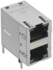 Jack, Modular, Rj45, 2Port, 8P8C; Modular Connector Type Wurth Elektronik - 17X9587 - Newark, An Avnet Company