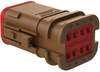 Automotive Housing, Plug, 8Pos, Brown Rohs Compliant Amphenol Sine/tuchel - 69AH6673 - Newark, An Avnet Company