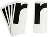Helvetica Quik-Align Ten Packs - Black Lower Case - 8265-R - Brady Corporation