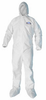 Kimberly-Clark Kleenguard A40 White Large Microporous Film Laminate Disposable General Purpose & Work Coveralls - 036000-44333 - 036000-44333 - R. S. Hughes Company, Inc.
