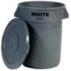 Brute Rubbermaid 263100GY Gray Lid for 32 gal Round -- 263100GYRM