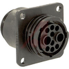 Connector; 10; Receptacle; Wire; 17; All Plastic; 15/16-20 UNEF-2A; Black; Gray - 70082888 - Allied Electronics, Inc.