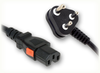 IS 1293 INDIA to IEC-60320-C15 AUTO-LOCK HOME // Power Cords // International Power Cords // India Power Cords - 9846.098SAL - Quail Electronics