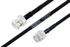 MIL-DTL-17 BNC Male to TNC Male Cable 100 cm Length Using M17/84-RG223 Coax - PE3M0035-100CM - Pasternack