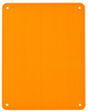 Brady B-555 Aluminum Rectangle Orange Sign Blank - 10.375 in Width x 7.625 in Height - 13634 - 754476-13634 - R. S. Hughes Company, Inc.