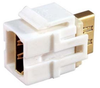 WHITE HDMI FEMALE TO FEMALE SNAP IN MODULE - 60-40004 - MilesTek Corporation