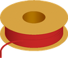 Flexible Tubing, 85 Shore A, Red Opaque - AP01T161PERD - ARKPLAS