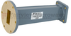 Waveguide Transition With WR-137 UG-344/U Round Cover Flange to WR-112 UG-51/U Square Cover Flange in 6 Inch Length -- FMWTS1000 - Image