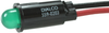Panel Mount Indicator, Led, 6.35Mm, Green, 12V; Led Color Dialight - 30K2965 - Newark, An Avnet Company