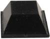 Feet, Rubber, 12.7 X 5.8Mm, Square,black; Bumper / Feet Mounting Hammond - 50B9990 - Newark, An Avnet Company