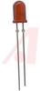 LED; Red;2mcd;5.8mmDia.;T-1-3/4;7mA;1.9V;635nm;25deg;GaAsP on GaP;15V - 70061511 - Allied Electronics, Inc.