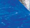 Dark Blue/White, wispy, Iridescent Glass - I/339-6S - Spectrum Glass Company, Inc.