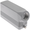 Standard, Rectangular Hood, size 104.27, 2 Pegs, Side M25 cable entry - MHO-24L25 - Mencom Corporation