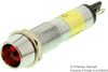 Panel Mount Indicator, Led, 9.3Mm, Red, 12V; Led Color Dialight - 30K5142 - Newark, An Avnet Company