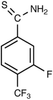 3-Fluoro-4-(trifluoromethyl)benzenecarbothioamide - 10369 - Medical Isotopes, Inc.