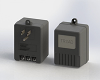 Wall Plug-In Power Supply, 12 VAC @ 1000ma, UL, Level VI, Screw Terminals w/Pass Through Ground, Mounting Tab -- WAU120-1000T-SG - Image