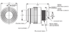 M5015 III circular connector - MS3459LS18-5SZ - Powell Electronics, Inc.