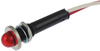 Panel Mount Indicator, Led, 9.65Mm, Red, 24V; Led Color Vcc (Visual Communications Company) - 18M8215 - Newark, An Avnet Company