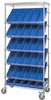 Open Wire Shelving, 7Shelves, 48Bin, Blu; Shelving Unit Type Quantum Storage - 44AC8014 - Newark, An Avnet Company